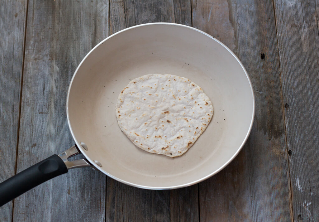 Cassava flour tortillas