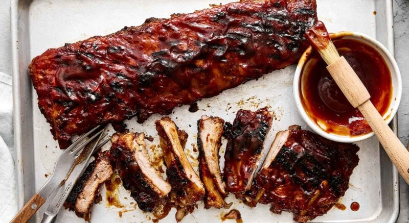 Baby back ribs recipe.