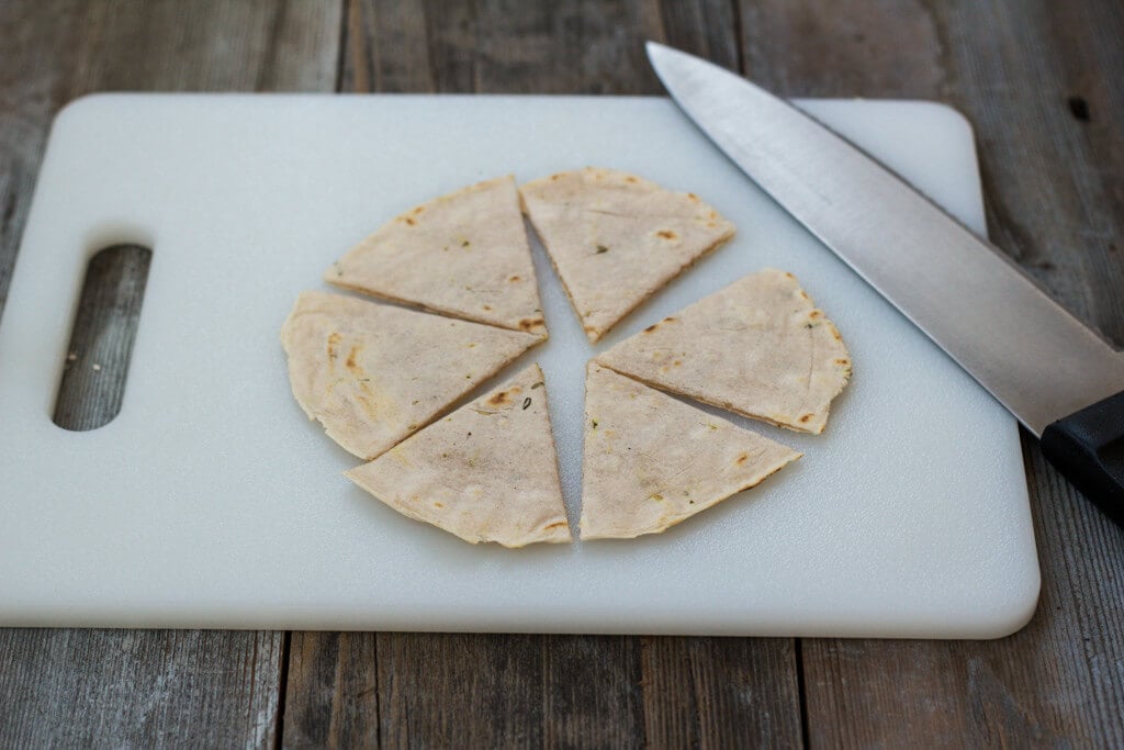 herbed cassava tortilla chips