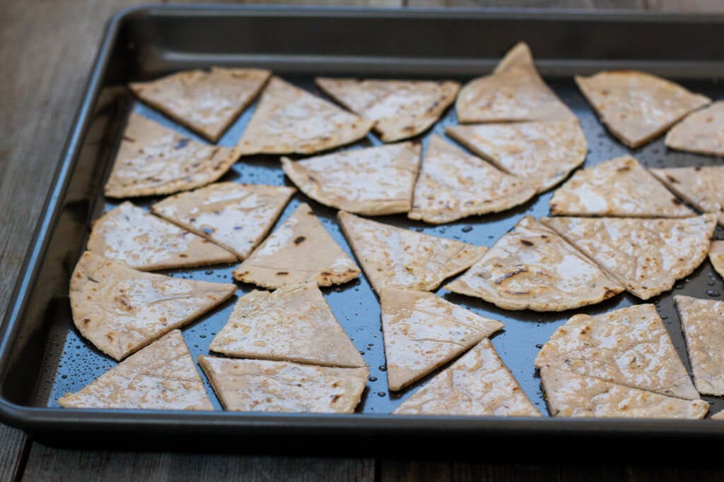 herbed cassava tortilla chips