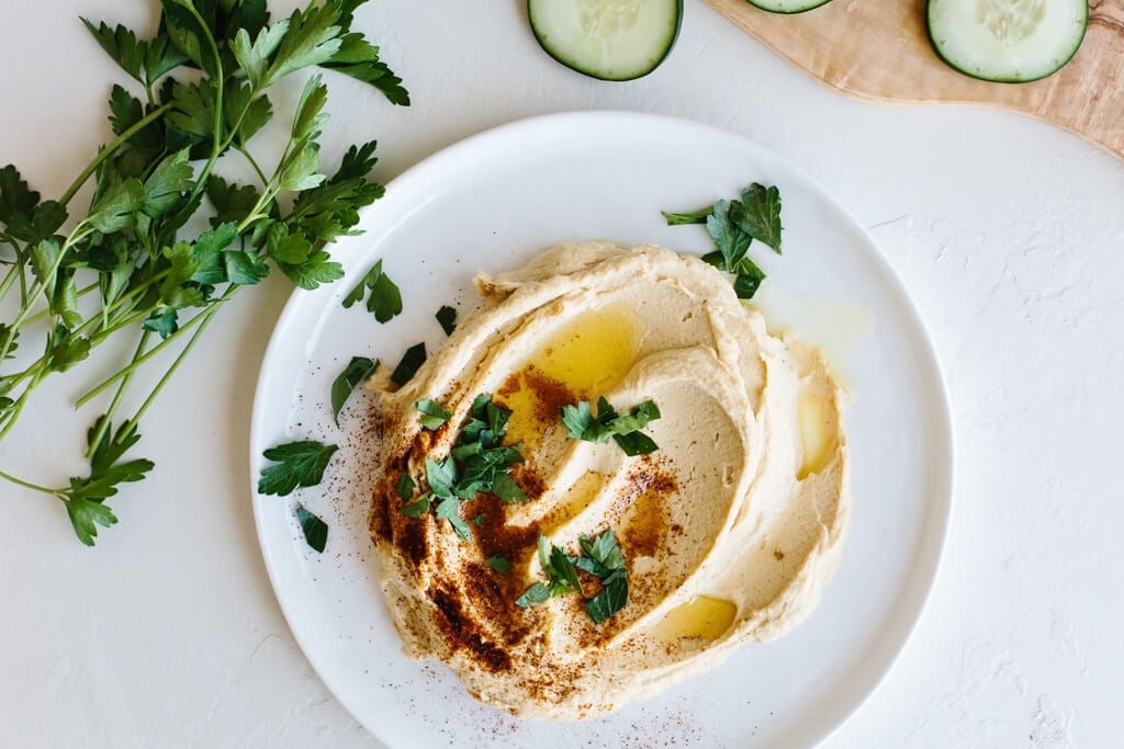 3-Minute Hummus (Best Hummus Recipe!) | Downshiftology