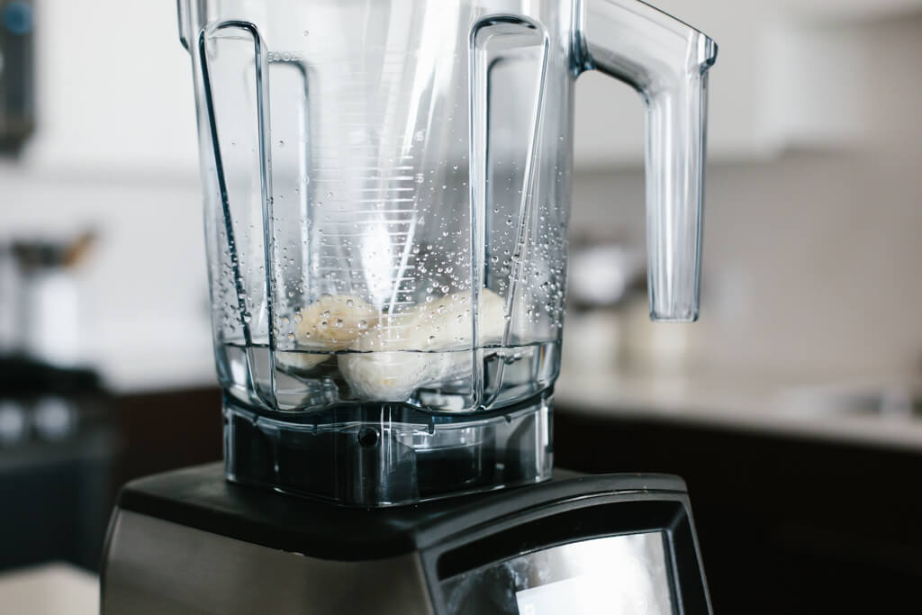 (dairy-free) Banana milk is a delicious nut-free, dairy-free milk alternative. With only two-ingredients it's quick and easy to whip up at home.