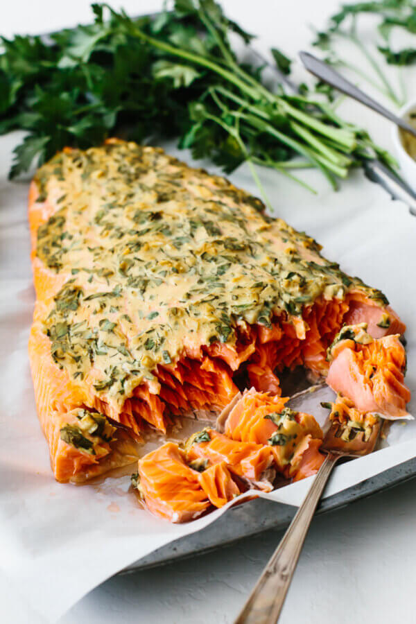Dijon Baked Salmon - The Best Baked Salmon Recipe | Downshiftology