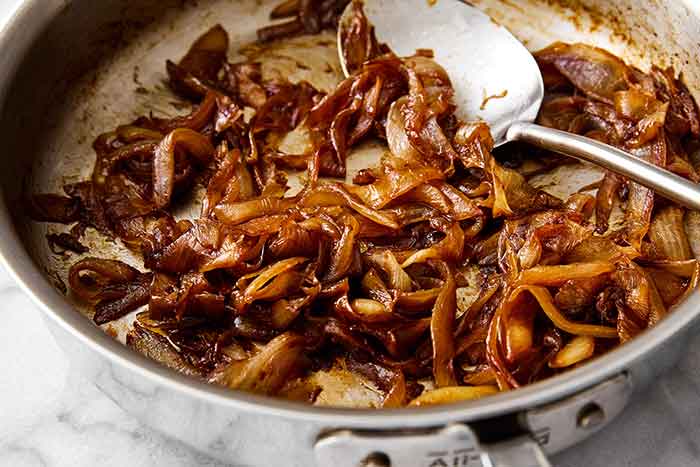 How to make caramelized onions.