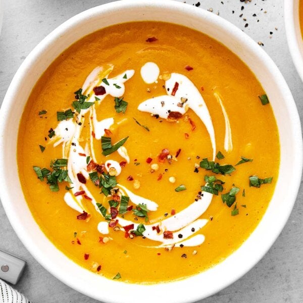 Sweet potato soup recipe.