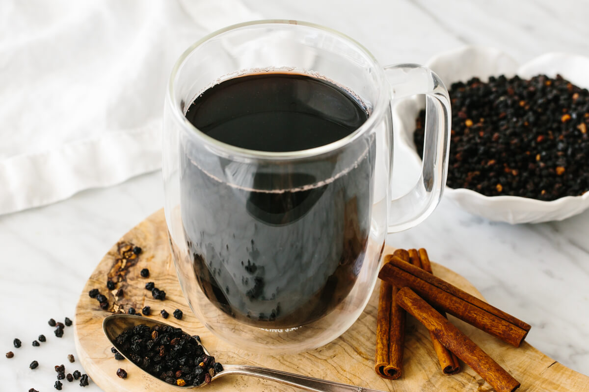 Easy Elderberry Tea