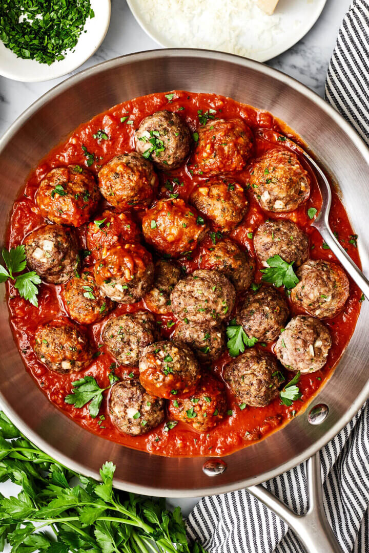 Homemade Meatballs - Downshiftology