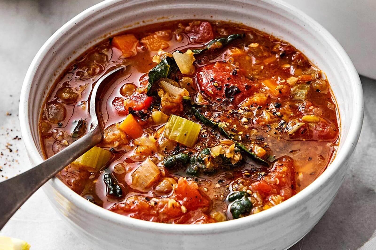 Mediterranean Lentil Soup-image