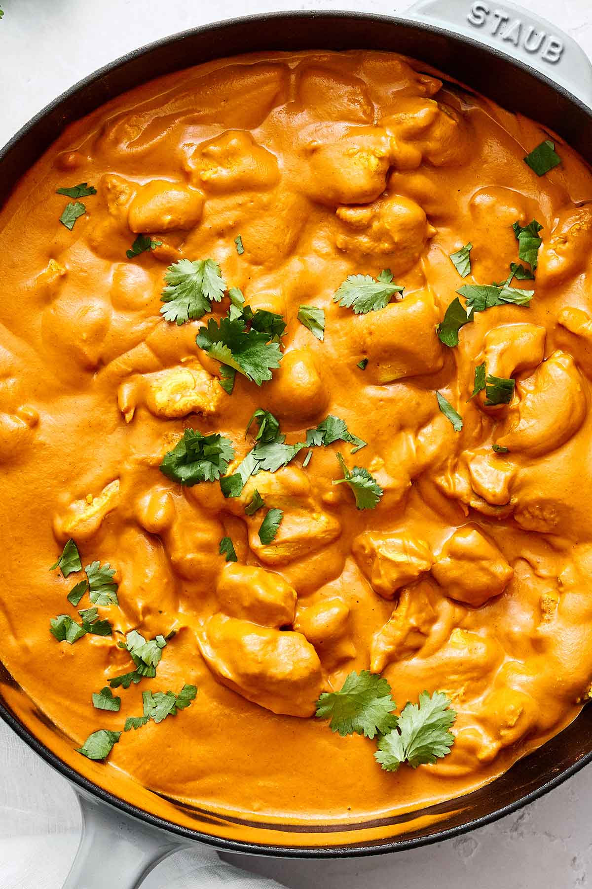Indian butter chicken recipe.