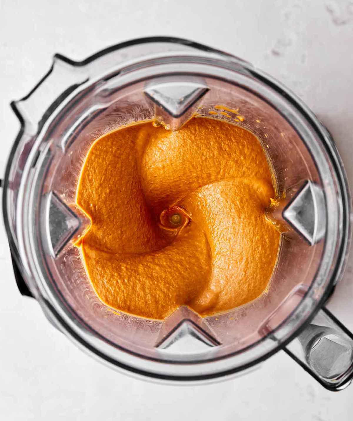 Step four: Blending the butter chicken curry sauce.