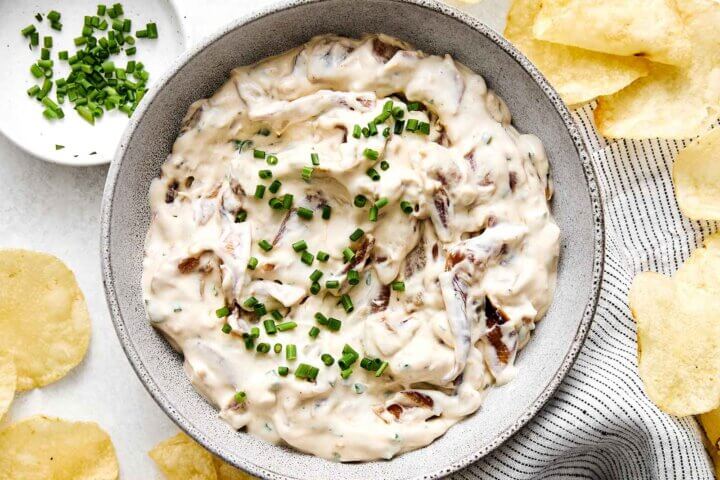 French onion dip recipe.