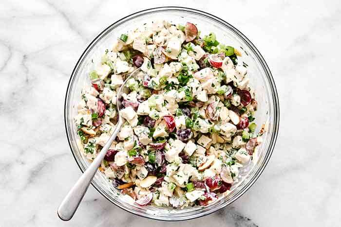 Step five of chicken salad: let it chill