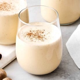 Homemade eggnog recipe.
