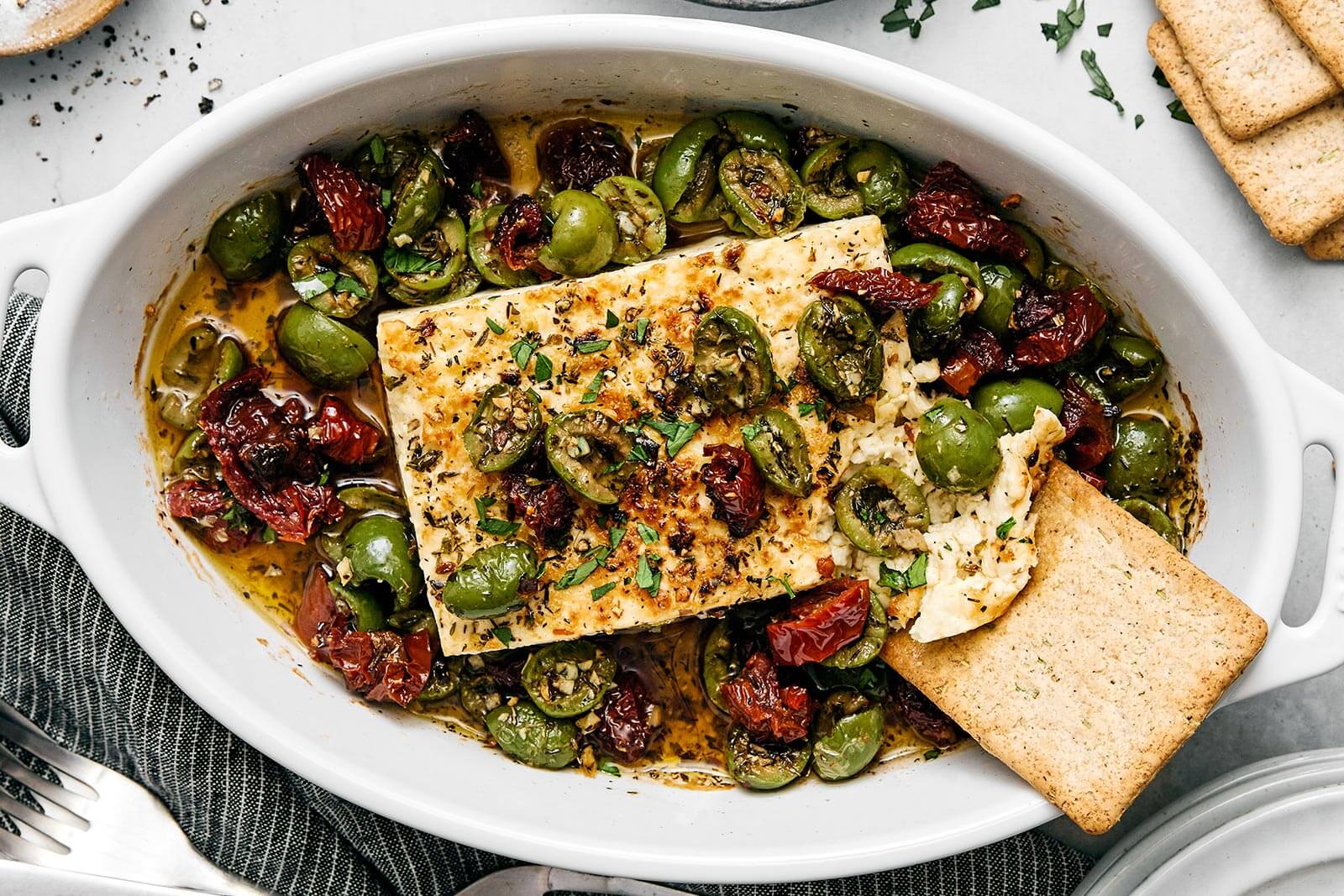 Mediterranean Baked Feta