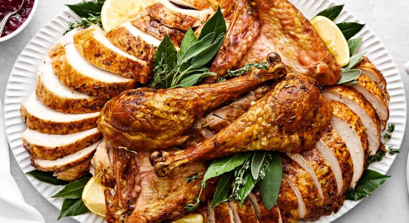 How to carve a turkey tutorial.