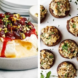 Christmas appetizers.