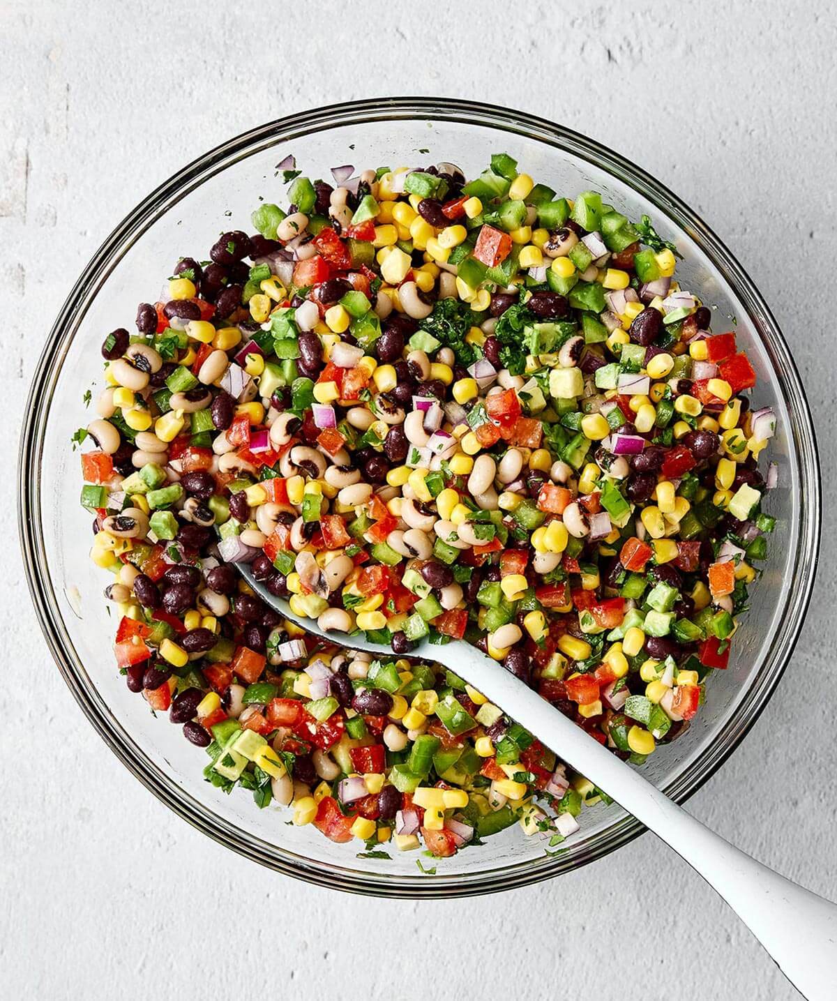 Cowboy caviar recipe in a bowl.