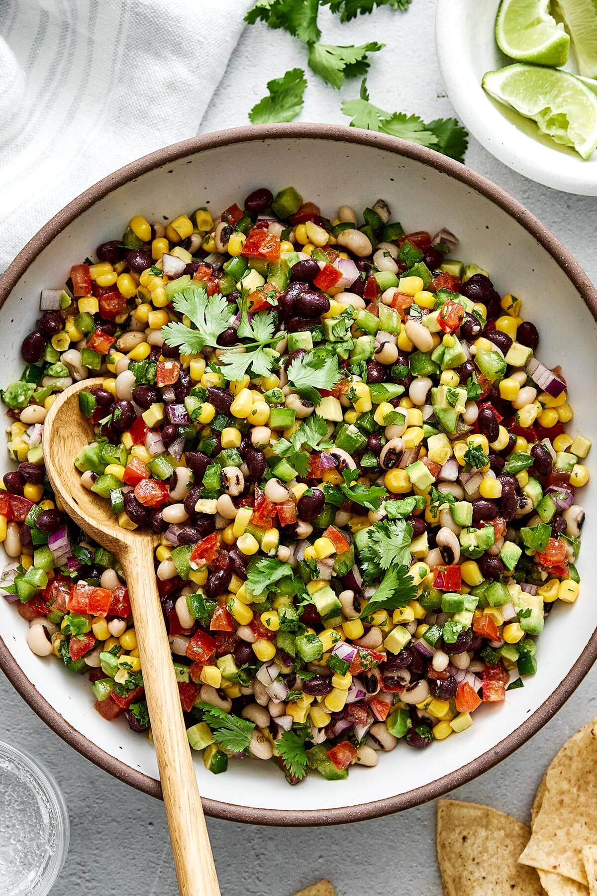 A bowl of cowboy caviar.