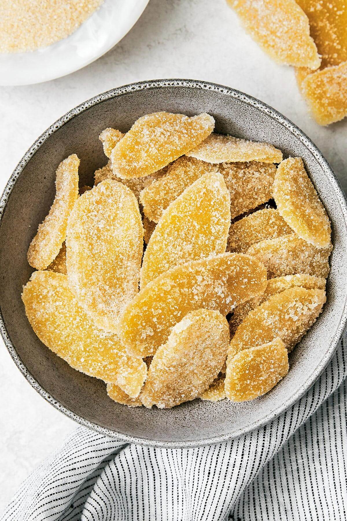 Ginger recipe featuring candied ginger.