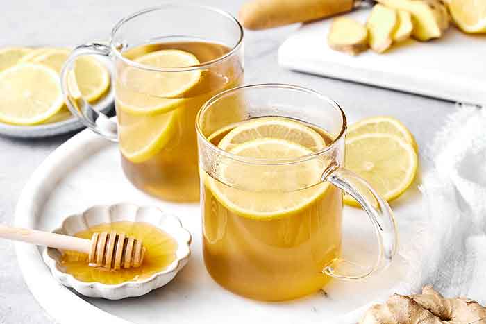 How to make ginger tea.