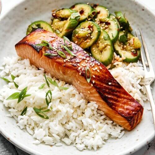 Miso salmon recipe.