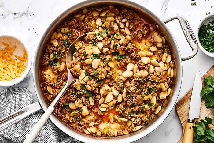 How to make a healthy hamburger helper.