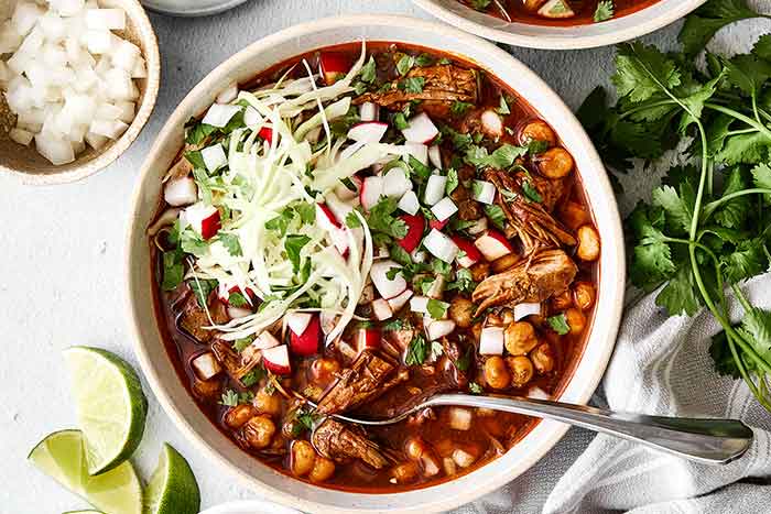How to make pozole.