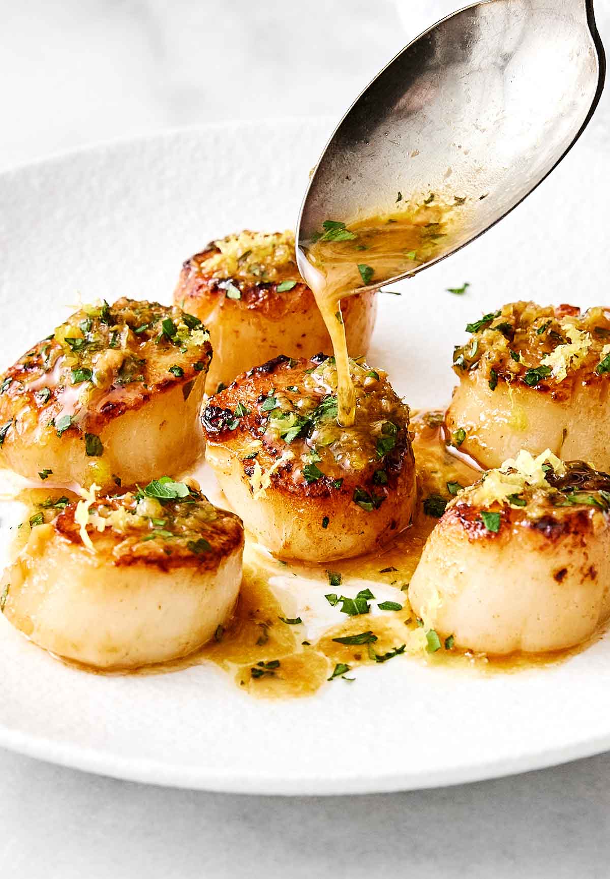 Pan seared scallops recipe.