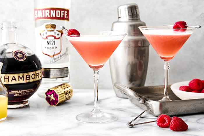 How to make French martini.