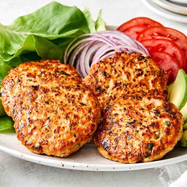 Salmon burgers recipe.