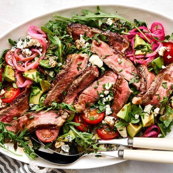 Salads that eat like a meal featuring a steak salad.