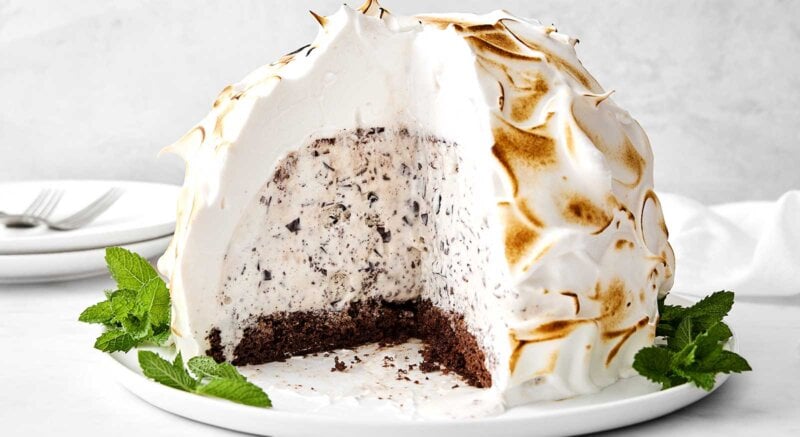 Baked Alaska recipe.