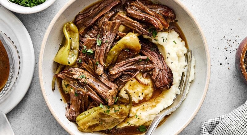 Mississippi pot roast recipe.