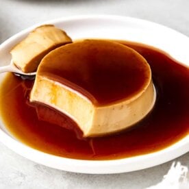 Spanish flan recipe.
