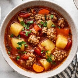 Hamburger soup recipe.