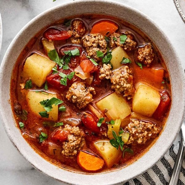 Hamburger soup recipe.