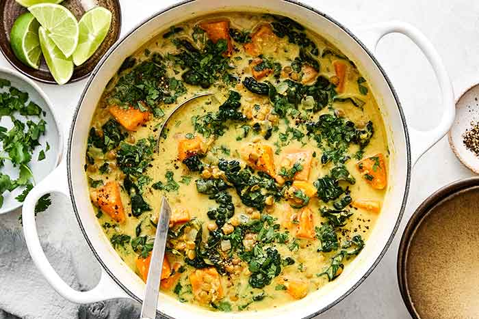 How to make sweet potato stew.