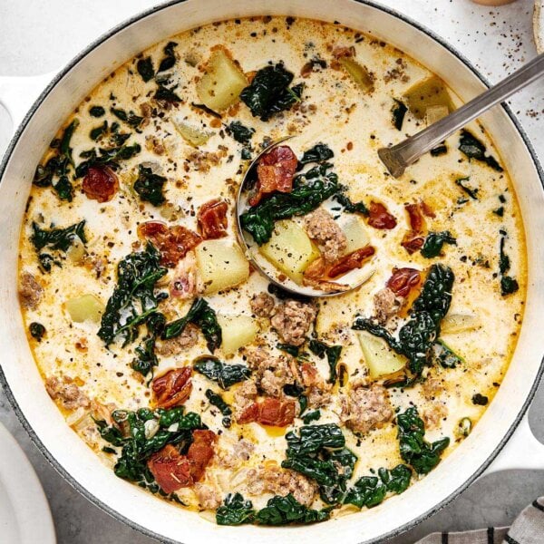Fall recipes to cook in October featuring a soup.